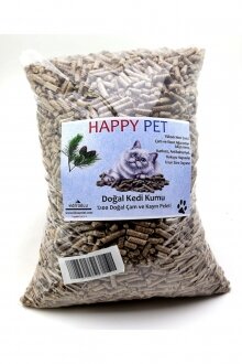 Happy Pet Mat Doğal Çam Ve Kayın Pelet 5 lt Kedi Kumu kullananlar yorumlar